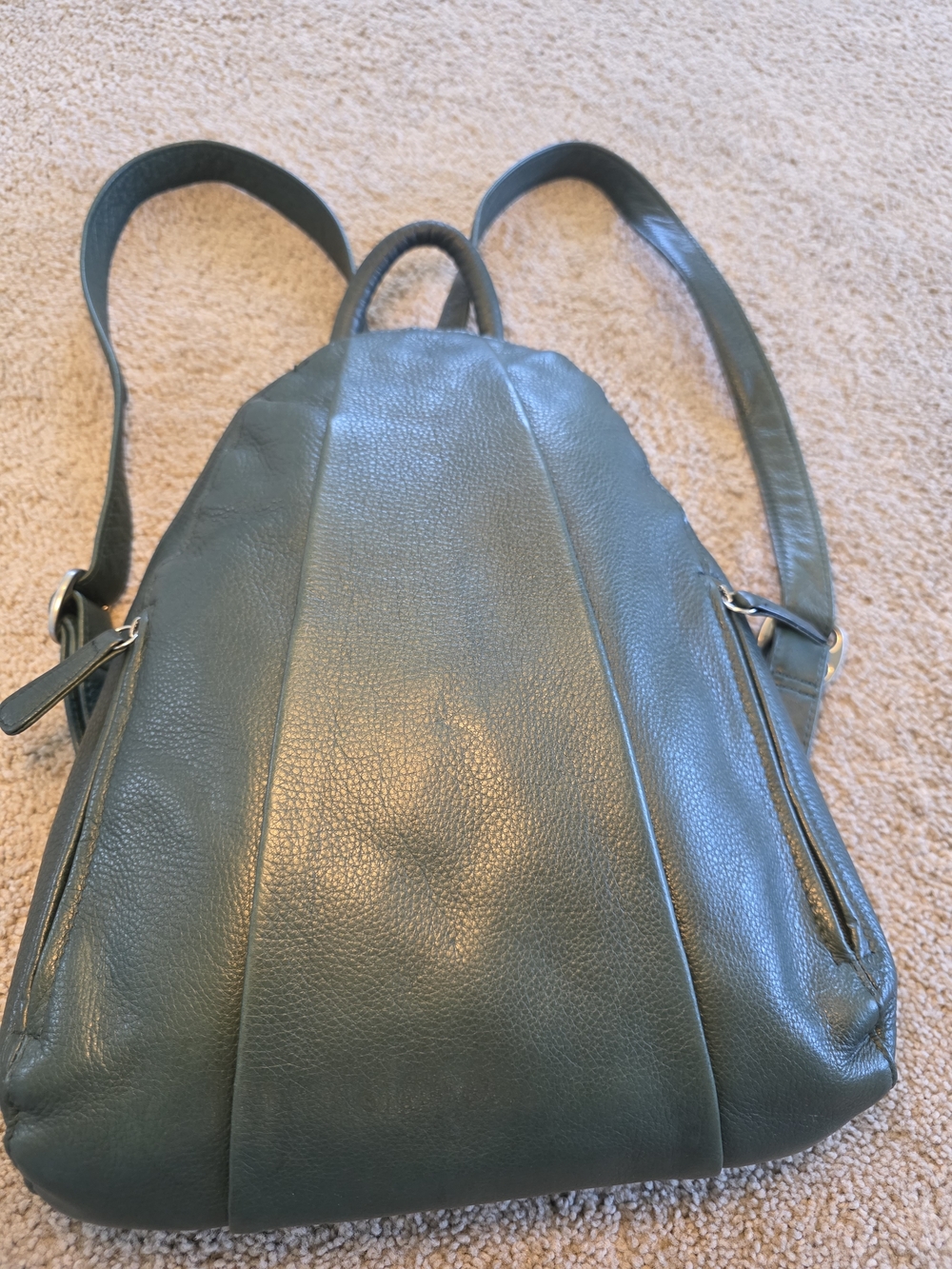 Osgoode Marley Genuine Leather Teardrop Backpack | RFID Protected - Picture 13 of 15